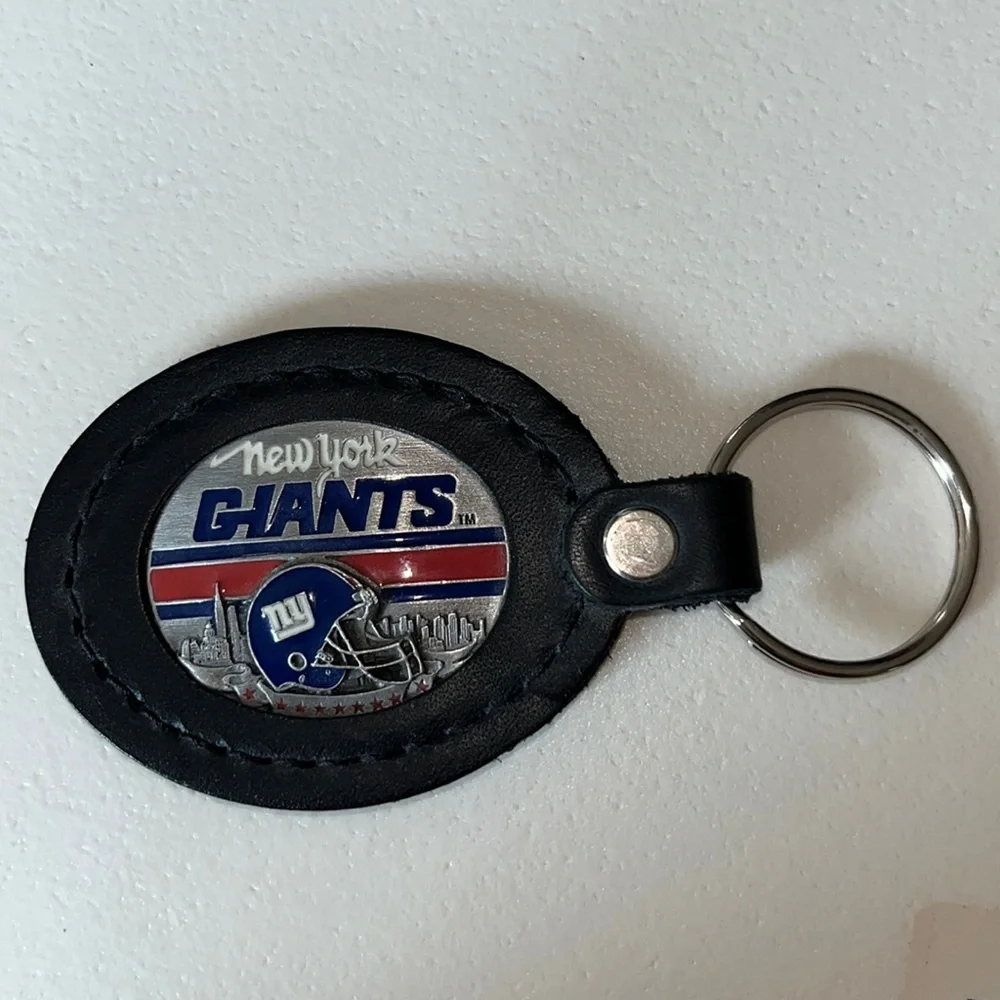 Siskiyou Officially Licensed NFL Product NY GIANTS leather keychain Unisex
